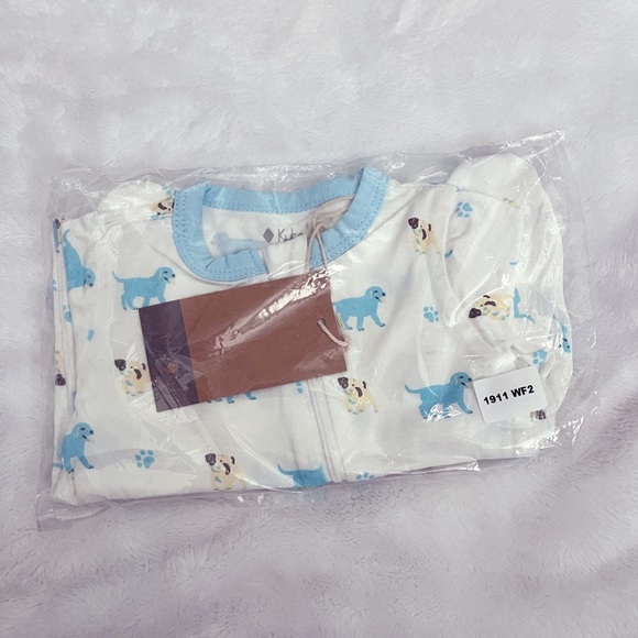 Kyte Baby Woof Zippered Footie 3-6 months